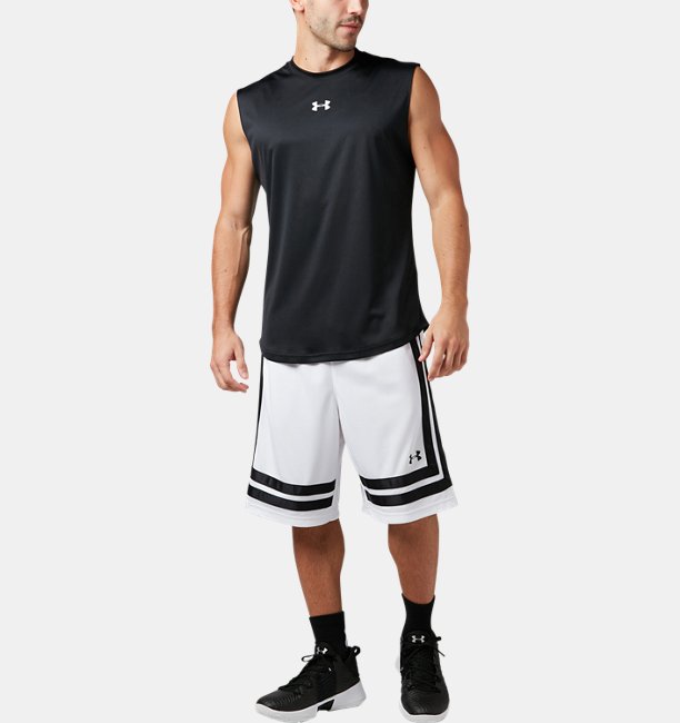 UAロングショット スリーブレス Tシャツ（バスケットボール/MEN）